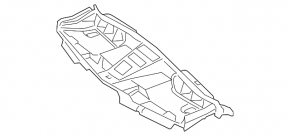 Upper radiator deflector Mercedes W212 14-16