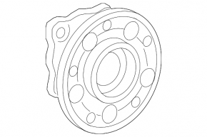 Rear left hub Mercedes CLA 14-19 AWD