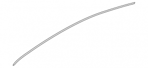 Upper front right door molding for Mercedes H247 GLA 20-26 chrome