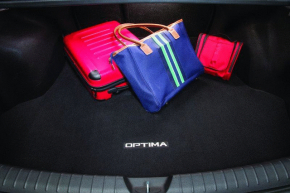 Trunk mat Kia Optima 16 - cloth black, dry cleanable
