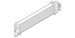 Radiator cooling water Ford Fusion mk5 13-20 1.5, 1.6, 2.0T prerest, 2.5 dented