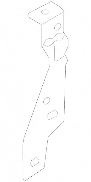 Front right rear fender bracket for Land Rover Range Rover Velar 18-23