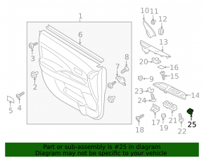 Mitsubishi Outlander 16-22 mirror control for automatic folding
