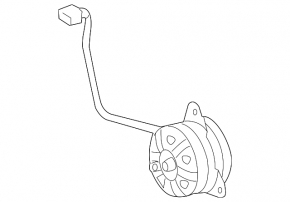 Left Cooling Fan Motor for Lexus RX450h 10-15
