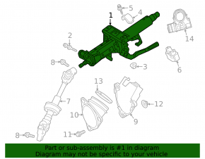 Steering column Toyota Sienna 21-25