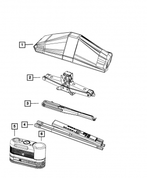 Dodge Grand Caravan 11-20 Jack