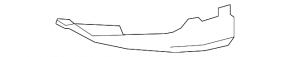 Front bumper lip left Audi Q8 19-23