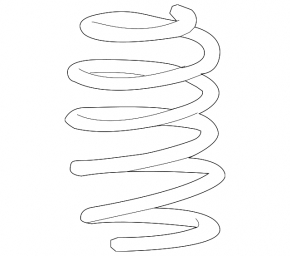 Front right spring Honda CRV 15-16 AWD