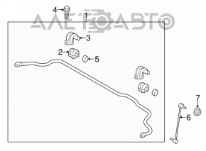 Front stabilizer Hyundai Veloster 12-17