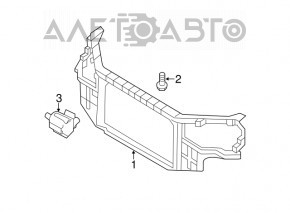 TV panel radiator Kia Optima 11-13 hybrid