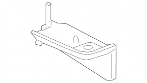 Mudguard threshold rear left Lexus UX200 UX250h 19-