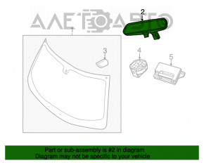 Interior mirror Chrysler 300 13-14 for rain sensor