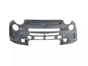 Front bumper bare Fiat 500L 14-17 Trekking black