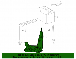 Toyota Camry V40 Hybrid Battery Bracket