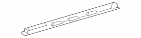 Front left threshold fastener Lexus ES350 07-12 is dented