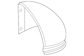 Mirror cover left Honda Clarity 18-21 usa