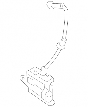 Kia Optima 16-20 trunk lid lock