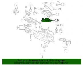 Lexus CT200h 11-12 joystick display control