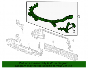 Chevrolet Equinox EV 24-26 radiator panel TV