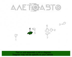 SRS airbag module airbag computer Toyota Highlander 14-19