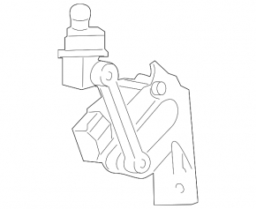 Front right body tilt sensor Porsche Panamera 10-16 with traction