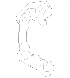 Rear left brake caliper bracket for Mercedes GLC 16-22