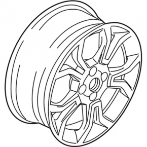Wheel disk R17x7J Ford Ecosport 18-20 type 7