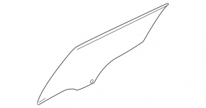 Glass door rear left Mazda6 09-13