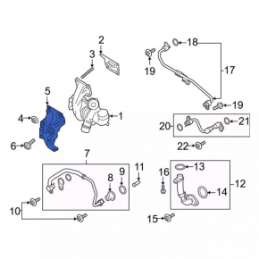 Lincoln Nautilus 19-23 2.0T Manifold Guard