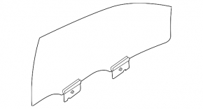 Front left door glass Ford Mustang Mach-E 21-23