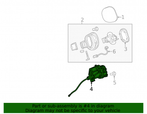 Chevrolet Bolt 17-18 Fast Charging Port Assembly CCS1 with High Voltage Cable