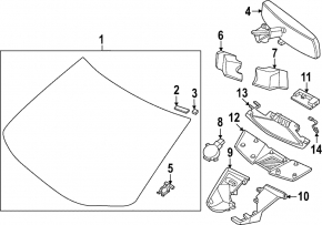 Lane Keeping Camera for Nissan Ariya 23-25 without Autopilot