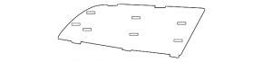 Left radiator grille cover for Audi A8 10-13 pre-restyling