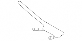 Right wiper arm Audi Q7 4L 10-15