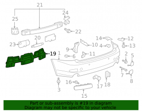 Lexus IS250 IS350 06-13 Rear Bumper Absorber