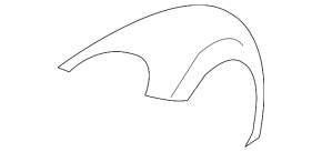 Front left wing VW Beetle 12-19