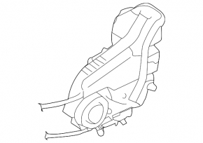 Rear left door lock Subaru Forester 19- SK