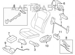 Rear right seat heating button for BMW 3 F30 12-18