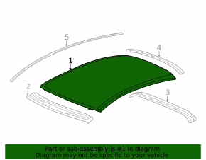 Metal roof of Honda Civic X FC 16-16 4d under the hatch, sawed off
