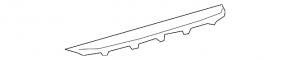 Rear shelf Lexus LS460 LS600h 07-09 rear, gray