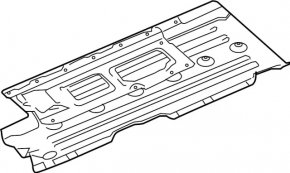 Bottom protection mount right Infiniti QX50 19-20