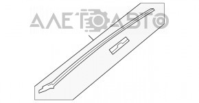 Right windshield molding for Toyota Highlander 2014-2019