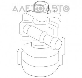 Cooling system motor Audi Q5 8R 09-17 3.0T auxiliary