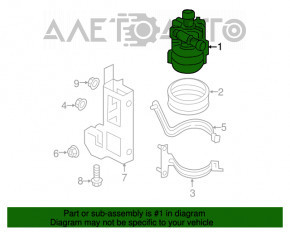 Cooling system motor Audi Q5 8R 09-17 3.0T auxiliary