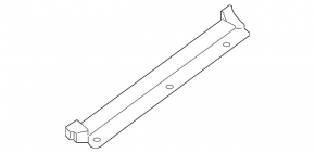 Lower radiator deflector for Nissan Kicks 18-20 pre-restoration