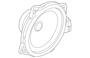 Speaker door rear right Kia Sorento 16-20