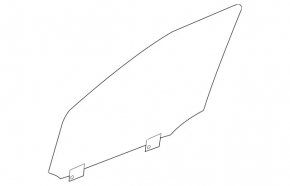 Front left door glass for Mercedes W164 ML
