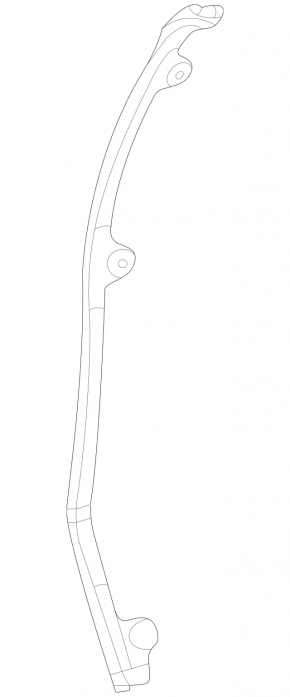 Door seal side rear right Mercedes W167 GLE 350 450 20-23 front