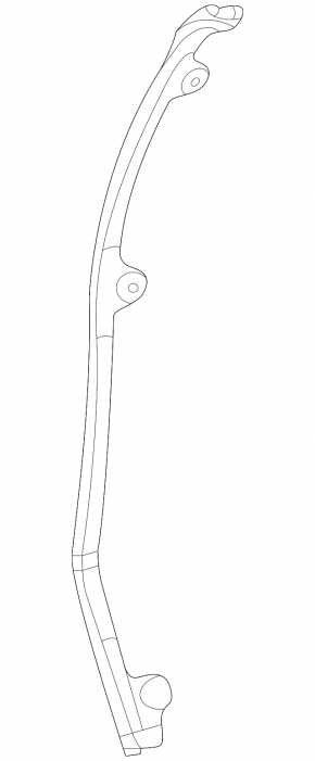 Door seal side rear right Mercedes W167 GLE 350 450 20-23 front