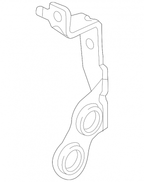 Gearbox radiator bracket left Mercedes C-class W205 15-21 metal